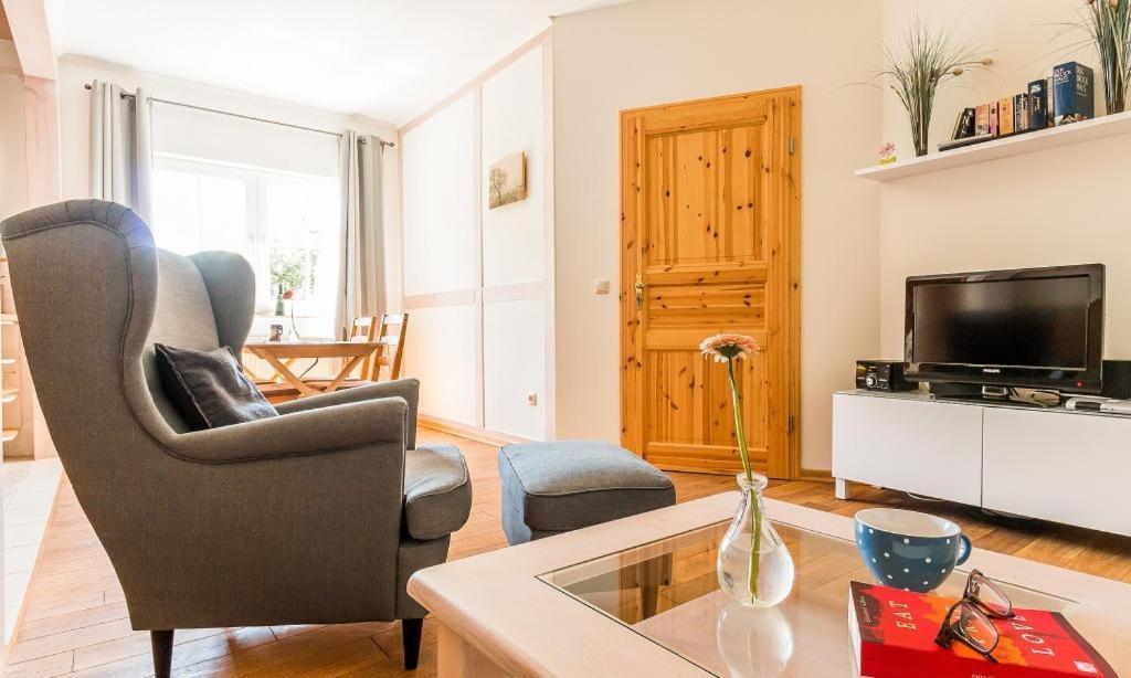 Haus Schilfkante - Wohnung 2 Wieck Eksteriør bilde